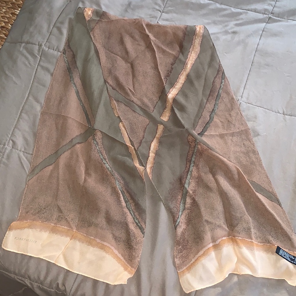 Ellen Tracy Silk Fashion Scarf